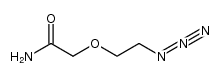 2-(2-azidoethoxy)acetamide结构式