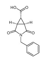 (1R,5S,6r)-3-benzyl-2,4-dioxo-3-azabicyclo[3.1.0]hexane-6-carboxylic acid Structure