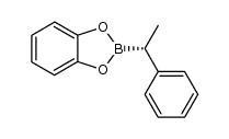 (R)-1-phenylethyl-1,3,2-benzodioxaborole Structure