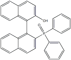 (S)-2'-(Diphenylphosphinyl)-[1,1'-binaphthalen]-2-ol Structure
