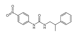 1-(4-nitrophenyl)-3-(2-phenylpropyl)urea Structure