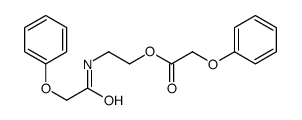 2-[(2-phenoxyacetyl)amino]ethyl 2-phenoxyacetate Structure