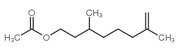 7-Octen-1-ol,3,7-dimethyl-, 1-acetate Structure