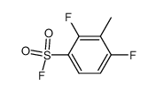 2,4-Difluoro-3-methylbenzene sulfonyl fluoride Structure