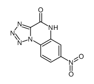 7-nitro-5H-tetrazolo[1,5-a]quinoxalin-4-one结构式