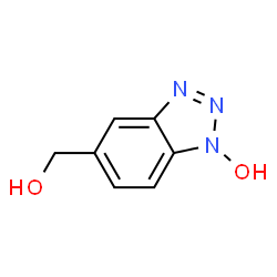 1H-Benzotriazole-5-methanol,1-hydroxy- Structure