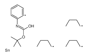 tert-butyl N-(2-tributylstannylphenyl)carbamate结构式