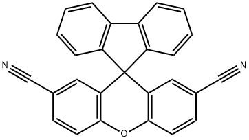 2',7'-Dicyano-spiro[fluorene-9,9'-xanthene] Structure