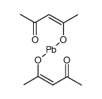 乙酰丙酮铅(II)结构式