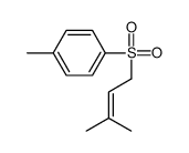 1-methyl-4-(3-methylbut-2-enylsulfonyl)benzene结构式