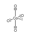 tetracarbonyl iodo cobalt Structure