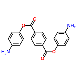 1,4-苯二甲酸双(4-氨基苯基)酯结构式