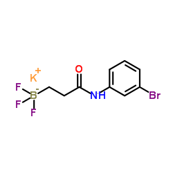 Potassium (3-((3-bromophenyl)amino) -3-oxopropyl)trifluoroborate Structure