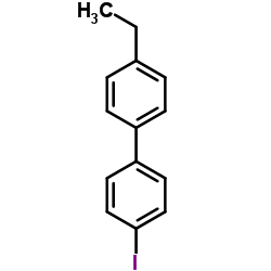 4-乙基-4'-碘联苯结构式