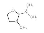 1,3,2-Oxaazaphospholidine, 2-dimethylamino-3-methyl- Structure