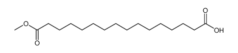 十六烷二酸单甲酯结构式