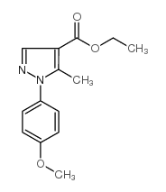 1-(4-甲氧基苯基)-5-甲基-1H-吡唑结构式