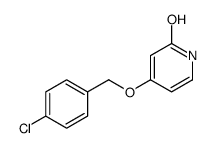 4-[(4-chlorophenyl)methoxy]-1H-pyridin-2-one结构式