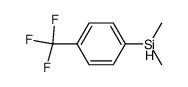 [p-(trifluoromethyl)phenyl]dimethylsilane结构式