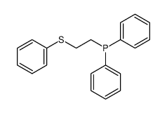 diphenyl(2-phenylsulfanylethyl)phosphane结构式