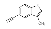 3-甲基-5-氰基苯并噻吩结构式
