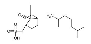 (1,5-dimethylhexyl)amine (1S)-2-oxobornane-10-sulphonate Structure