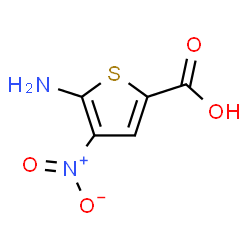 2-Thiophenecarboxylicacid,5-amino-4-nitro-(9CI)结构式