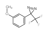 3-(3-甲氧苯基)-3-(三氟甲基)-3H-二嗪结构式