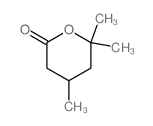 Tetrahydro-4,6,6-trimethyl-2H-pyran-2-one structure