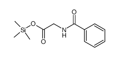 hippuric acid trimethylsilanyl ester结构式