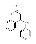 N-(2-nitro-1-phenyl-ethyl)aniline结构式