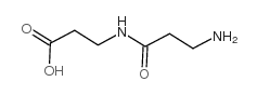 N-Β-丙氨酰-Β-丙氨酸结构式