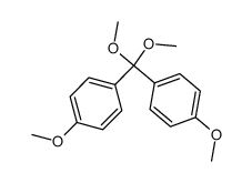 4,4’-dimethoxybenzophenone dimethyl acetal结构式