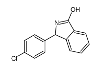 3-(4-Chlorophenyl)-1-isoindolinone Structure