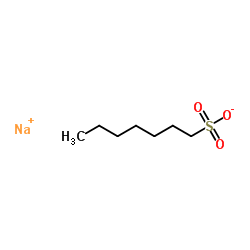 Sodium 1-heptanesulfonate structure