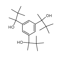 1,3,5-tris(1-hydroxy-1,2,2-trimethylpropyl)benzene Structure