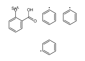 triphenylstannyl 2-hydroxybenzoate Structure