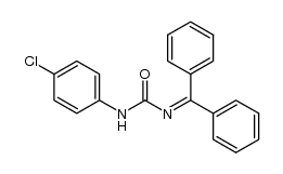 1-(4-chlorophenyl)-3-(diphenylmethylene)urea Structure