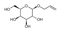烯丙基 β-D-吡喃半乳糖苷结构式
