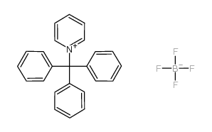 1-tritylpyridin-1-ium,tetrafluoroborate Structure