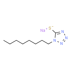 1-Octyl-5-mercaptotetrazolesodiumsalt结构式
