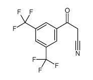 3,5-Trifluromethylbenzoylacetonitrile Structure