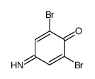 2,6-dibromo-4-iminocyclohexa-2,5-dien-1-one Structure