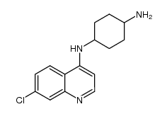 cis-N-(7-chloro-quinolin-4-yl)-cyclohexyl-1,4-diamine Structure