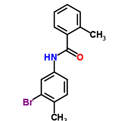 N-(3-Bromo-4-methylphenyl)-2-methylbenzamide Structure