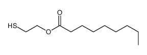 2-sulfanylethyl nonanoate结构式