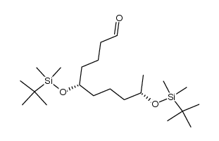(5S,9S)-5,9-bis(tert-butyldimethylsilyloxy)decanal Structure