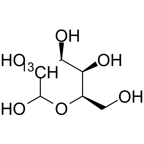 D-半乳糖-2-13C结构式