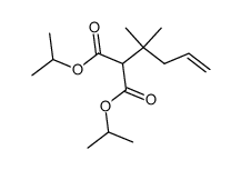 diisopropyl 2-(2-methylpent-4-en-2-yl)malonate结构式
