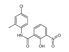 N-(4-chloro-2-methylphenyl)-2-hydroxy-3-nitrobenzamide Structure